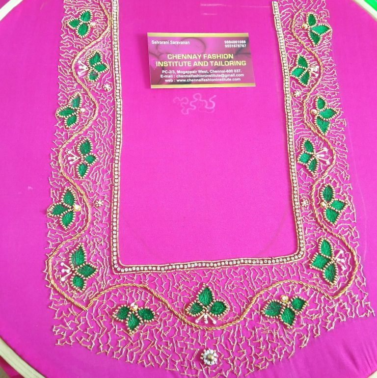 Aari Embroidery Classes in Chennai | Fashion Institute