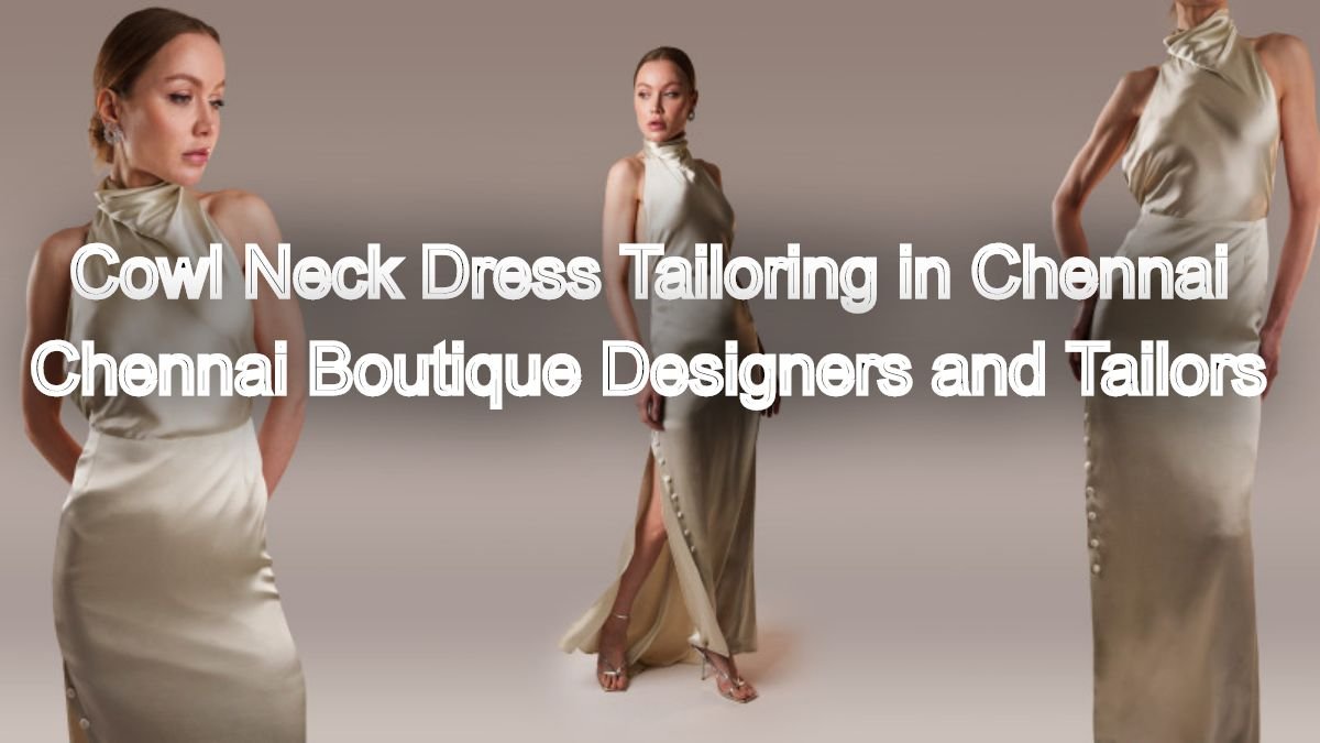 Add Some Drama: Cowl Neck Dress Tailoring in Chennai