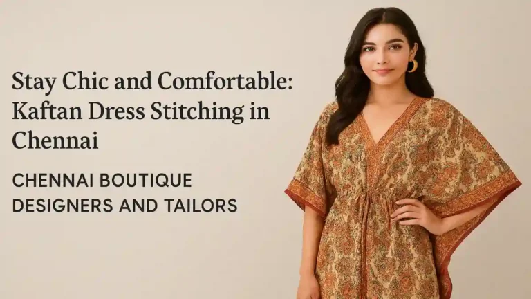Stay Chic and Comfortable: Kaftan Dress Stitching in Chennai