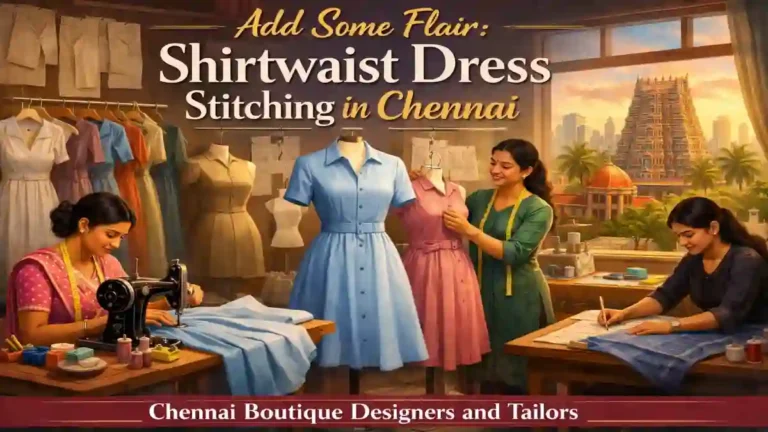 Add Some Flair: Shirtwaist Dress Stitching in Chennai