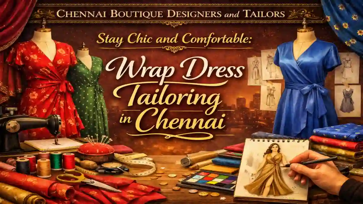 Stay Chic and Comfortable: Wrap Dress Tailoring in Chennai