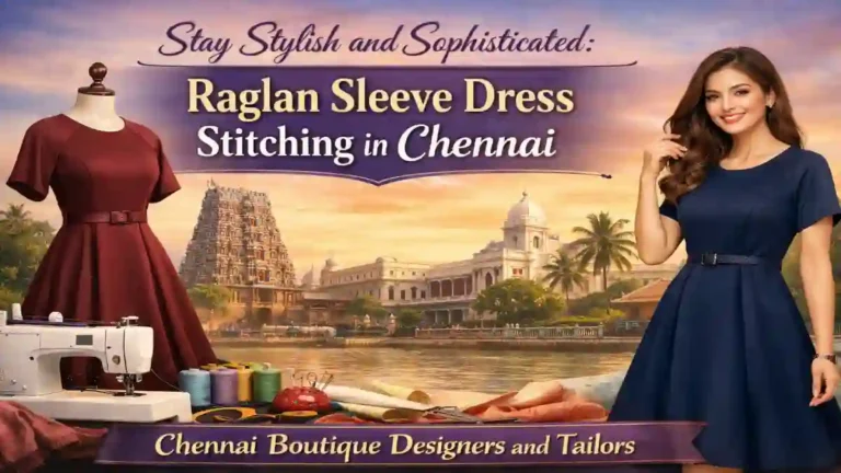 Stay Stylish and Sophisticated: Raglan Sleeve Dress Stitching in Chennai