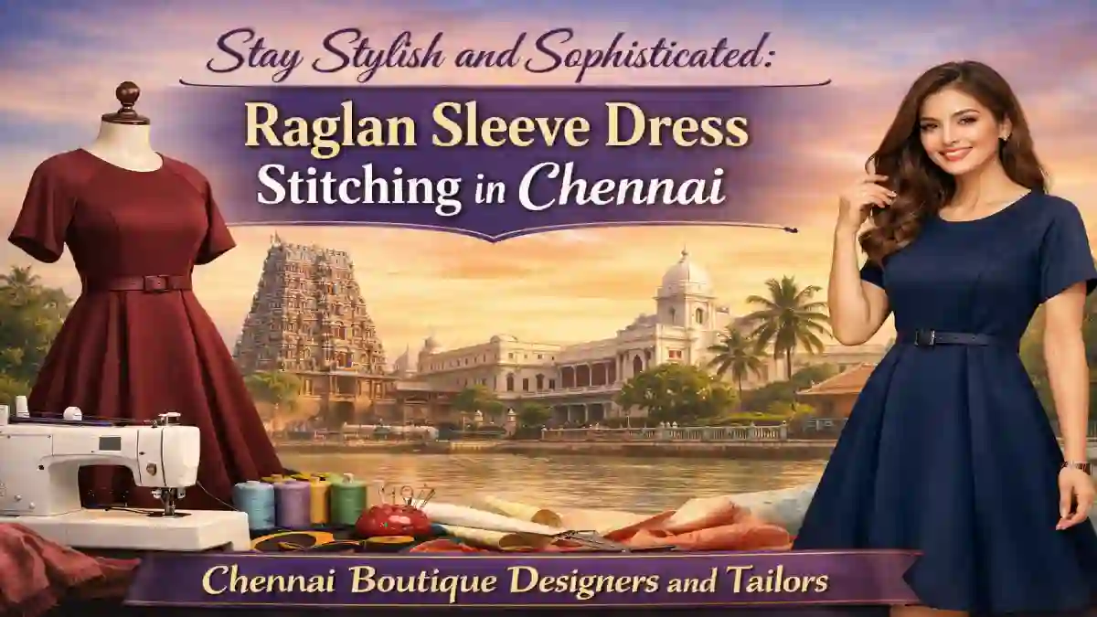 Stay Stylish and Sophisticated: Raglan Sleeve Dress Stitching in Chennai