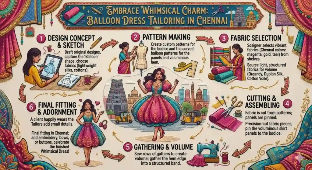 Embrace Whimsical Charm: Balloon Dress Tailoring in Chennai