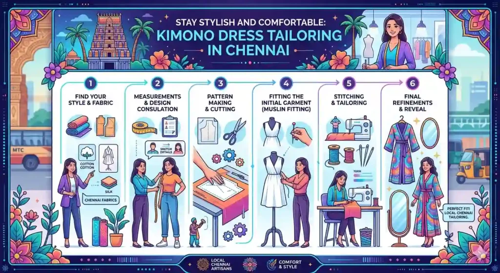 Stay Stylish and Comfortable: Kimono Dress Tailoring in Chennai