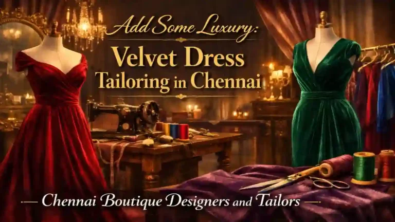 Add Some Luxury: Velvet Dress Tailoring in Chennai