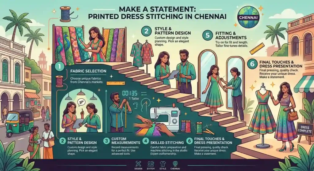 Make a Statement: Printed Dress Stitching in Chennai