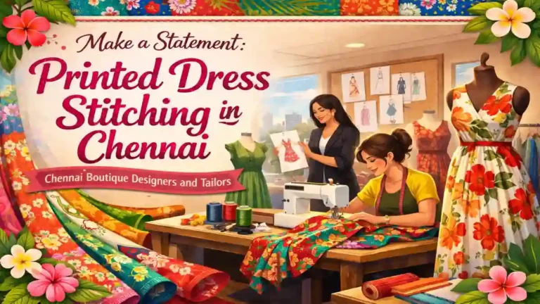 Make a Statement: Printed Dress Stitching in Chennai