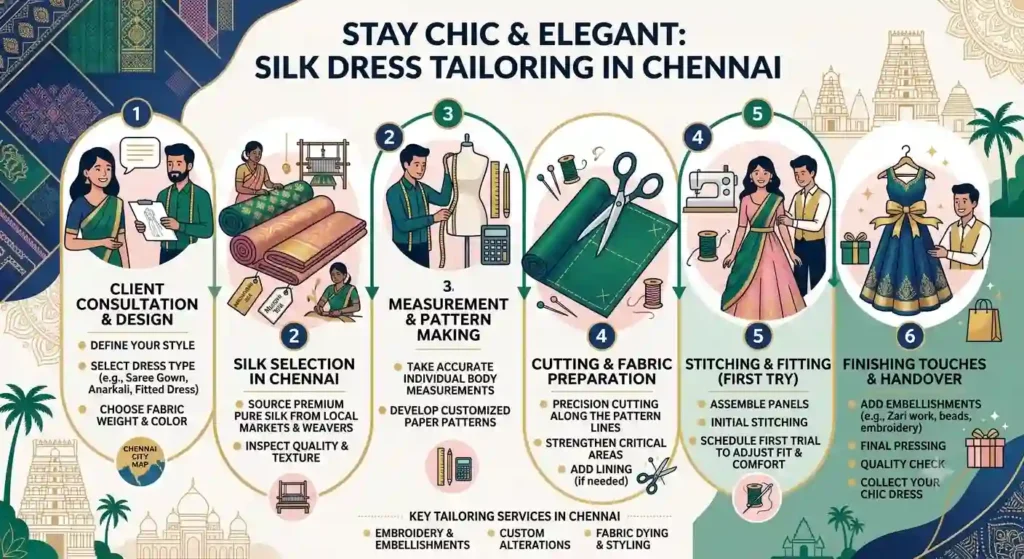 Stay Chic and Elegant: Silk Dress Tailoring in Chennai
