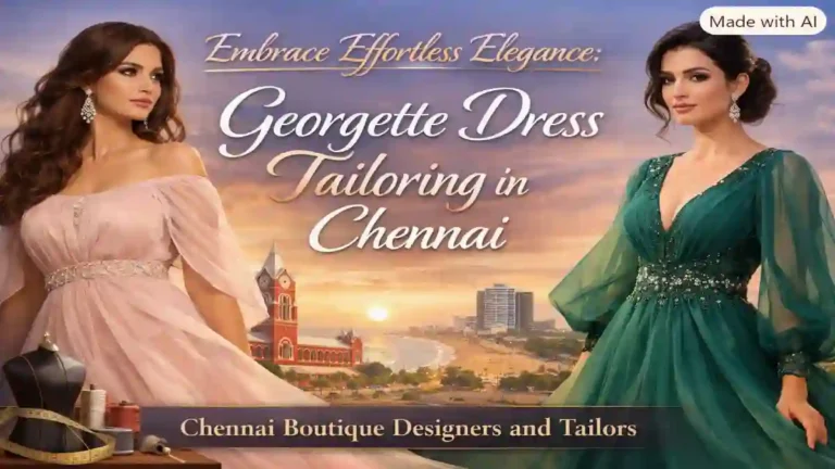 Embrace Effortless Elegance: Georgette Dress Tailoring in Chennai