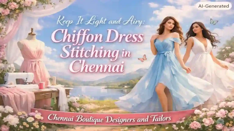 Keep It Light and Airy: Chiffon Dress Stitching in Chennai