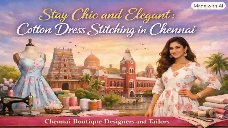 Stay Chic and Elegant: Cotton Dress Stitching in Chennai