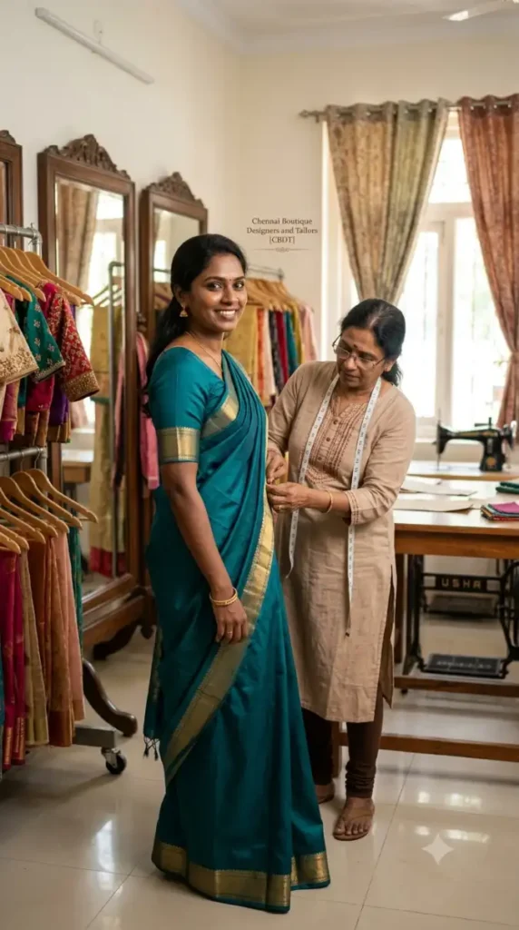 Experience Chennai Boutique Designers and Tailors [CBDT] clothing tailored to perfection by our skilled team.