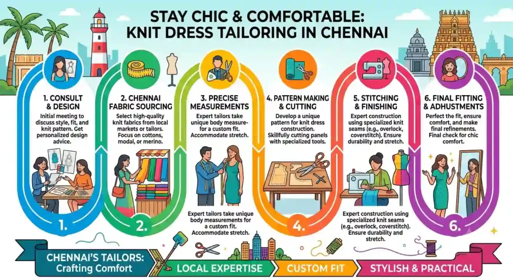 Stay Chic and Comfortable: Knit Dress Tailoring in Chennai