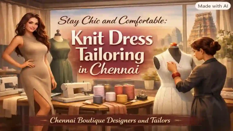Stay Chic and Comfortable: Knit Dress Tailoring in Chennai